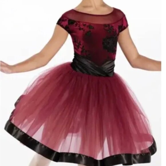 Weissman Black Cherry Ballet Costume Unintended SC - Picture 1 of 13